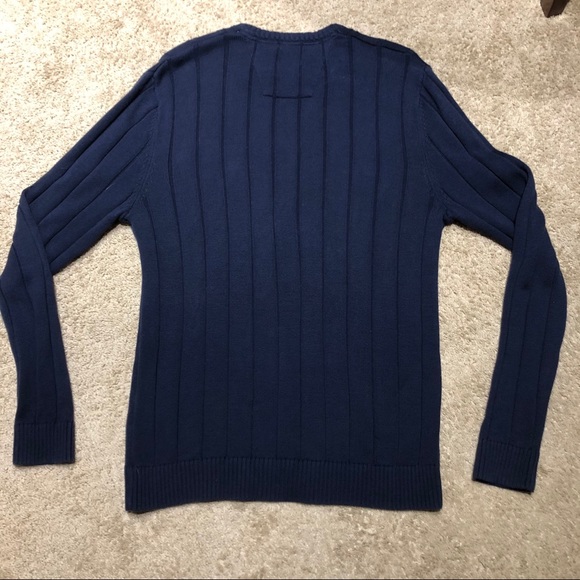 Navy Nautica Crew Neck Sweater - Picture 6 of 6